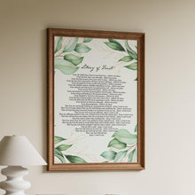 Load image into Gallery viewer, Litany of Trust Poster Print Catholic Prayer for Trust Catholic Wall Art - Framed & Unframed Options