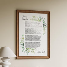 Load image into Gallery viewer, Sermons We See Poem Print – Edgar Guest Inspirational Wall Art, Kindness Quote Poster, Christian Artwork, Gift for Teacher or Mentor