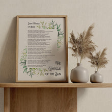 Load image into Gallery viewer, The Canticle of the Sun Print Saint Francis of Assisi Wall Art