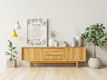 Load image into Gallery viewer, She Was Beautiful F Scott Fitzgerald Quote With Watercolor Wreath - Valentines Day Gift For Her - Framed and Unframed Options