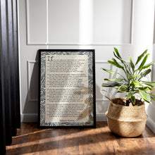 Load image into Gallery viewer, If Poem by Rudyard Kipling Print Vintage William Morris Style Wall Art