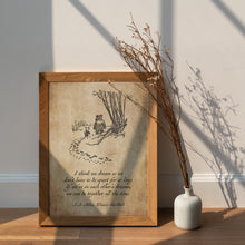 Load image into Gallery viewer, Winnie the Pooh Nursery Quote Print – A.A. Milne “I Think We Dream”