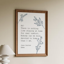 Load image into Gallery viewer, Jane Austen Emma Quote Print