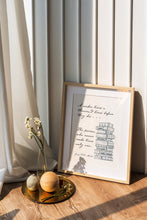 Load image into Gallery viewer, A Reader Lives a Thousand Lives Quote Print - Book Quote Posters, Book Nook, Reading Poster, Book shelf decor, Bookstagram Props