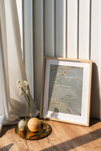 Load image into Gallery viewer, Kintsugi Definition Print – Japanese Philosophy Wall Art, Wabi-Sabi Decor, Healing and Resilience Gift, Gold Marble Aesthetic