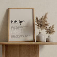 Load image into Gallery viewer, Suscipe Prayer Print - St. Ignatius prayer - Unframed Prayer Print - Catholic Prayer - Christian wall art UNFRAMED