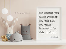 Load image into Gallery viewer, Peter Pan Quote Print - Nursery Decor, Kids Room Art