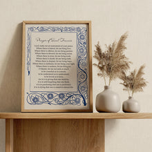 Load image into Gallery viewer, Prayer For Peace: Prayer of Saint Francis Art Print
