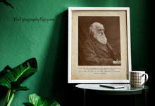 Load image into Gallery viewer, Charles Darwin Quote Print