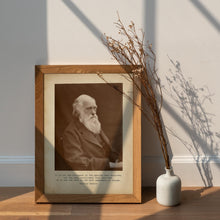 Load image into Gallery viewer, Charles Darwin Quote Print