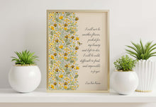 Load image into Gallery viewer, Erin Van Vuren Quote “I will not be another flower..."