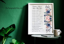 Load image into Gallery viewer, Children Learn What They Live Poem - New Parents Gift - Baby Shower Gift, Nursery Wall Art