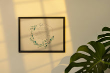 Load image into Gallery viewer, Serenity Prayer Print Reinhold Niebuhr sobriety gift Alcoholics Anonymous twelve step recovery - Full Prayer- VERSION 2 - Landscape