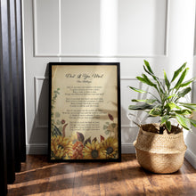 Load image into Gallery viewer, Dust If You Must Poem Print Rose Milligan Funny Quote Poster