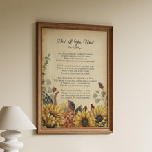 Load image into Gallery viewer, Dust If You Must Poem Print Rose Milligan Funny Quote Poster