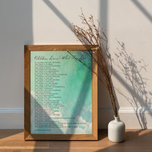 Load image into Gallery viewer, Children Learn What They Live Print Dorothy Law Nolte Poem