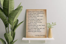 Load image into Gallery viewer, Anthony Bourdain Print Travel isn't always pretty - inspirational print for Home, Inspirational Bourdain quote Framed & Unframed Options
