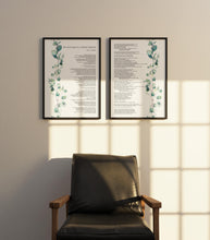 Load image into Gallery viewer, T. S. Eliot Poem The Love Song of J. Alfred Prufrock Set of 2