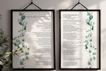 Load image into Gallery viewer, T. S. Eliot Poem The Love Song of J. Alfred Prufrock Set of 2