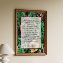 Load image into Gallery viewer, Albert Camus Invincible Summer Quote Print