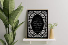 Load image into Gallery viewer, Dracula Quote Print: Bram Stoker Book Lover Gift, Library Decor