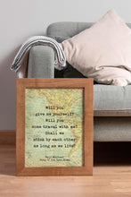 Load image into Gallery viewer, Walt Whitman Travel Poster: Song of the Open Road
