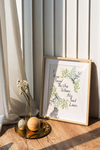 Load image into Gallery viewer, Song of Solomon 3:4 “I Have Found the One Whom My Soul Loves” Print Bible Verse Wall Art