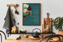 Load image into Gallery viewer, Langston Hughes Poem Print – In Time of Silver Rain Wall Art (Framed & Unframed)