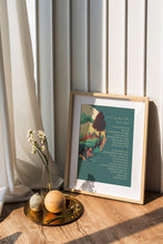 Load image into Gallery viewer, Langston Hughes Poem Print – In Time of Silver Rain Wall Art (Framed & Unframed)