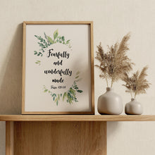 Load image into Gallery viewer, Baby Fearfully and Wonderfully Made Psalm 139:14