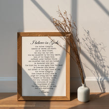Load image into Gallery viewer, The Apostles' Creed Prayer Print The Apostles' Creed Unframed Prayer Print - Catholic Prayer
