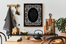Load image into Gallery viewer, Dracula Quote Print: Bram Stoker Book Lover Gift, Library Decor