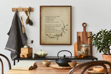 Load image into Gallery viewer, The Lord’s Prayer Wall Art Print – Christian Scripture Decor