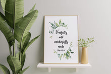 Load image into Gallery viewer, Baby Fearfully and Wonderfully Made Psalm 139:14