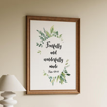 Load image into Gallery viewer, Baby Fearfully and Wonderfully Made Psalm 139:14