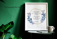Load image into Gallery viewer, E.E. Cummings Love Poem Print – “Love Is a Place” Wall Art, Romantic Literary Decor