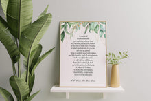 Load image into Gallery viewer, To Love at All Is to Be Vulnerable - C.S. Lewis Quote from The Four Loves - Book Art Print - Literary Wall Décor Framed & Unframed Options