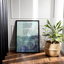 Load image into Gallery viewer, Good Timber Poem by Douglas Malloch LDS Gift - Framed & Unframed Options