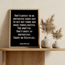 Load image into Gallery viewer, Jocko Willink Print Discipline Equals Freedom