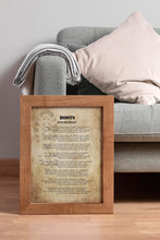 Load image into Gallery viewer, Rudyard Kipling Boots Poem Print – Vintage Military Wall Art