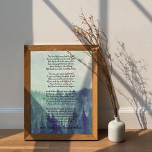 Load image into Gallery viewer, Good Timber Poem by Douglas Malloch LDS Gift - Framed & Unframed Options