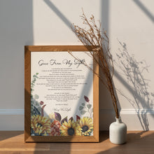 Load image into Gallery viewer, Gone From My Sight Henry Van Dyke Poem Funeral Poetry