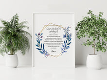 Load image into Gallery viewer, St Michael the Archangel Prayer Print