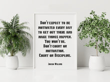 Load image into Gallery viewer, Jocko Willink Print Discipline Equals Freedom