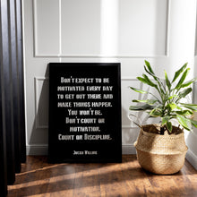 Load image into Gallery viewer, Jocko Willink Print Discipline Equals Freedom
