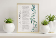 Load image into Gallery viewer, On Love Kahlil Gibran Poem Art Print Home office Decor poetry wall art UNFRAMED