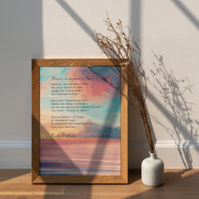Load image into Gallery viewer, Emily Dickinson Poem Print “Forever is composed of Nows”