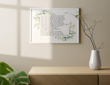 Load image into Gallery viewer, Prayer For Peace Prayer of Saint Francis Lord, make me an instrument of your peace - prayer print for Home, Horizontal print - Unframed