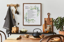 Load image into Gallery viewer, Anima Christi Prayer Print – Soul of Christ Sanctify Me Catholic Prayer with Greenery