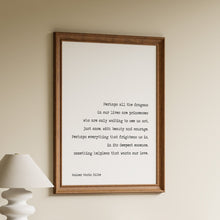 Load image into Gallery viewer, Perhaps all the dragons in our lives are princesses, Rainer Maria Rilke quote in black typewriter lettering on a white background